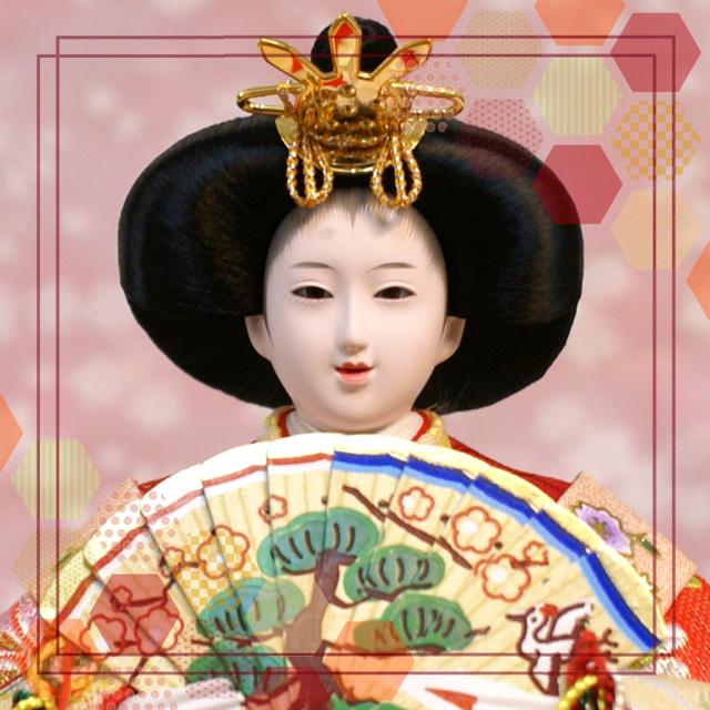 吉徳大光 雛人形 ケース飾り コンパクト 親王 (322-360) : 久月・吉徳