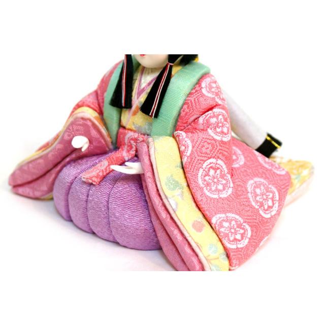 吉徳大光 雛人形 木目込み コンパクト 親王飾り おしゃれ 可愛い 木製