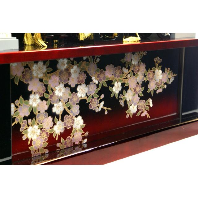 A7人気シール帳 雛人形 千匠作 雛ごよみ 三段収納飾り コンパクト45A-34ヤおしゃれ 【DGJ2182998632】(78448円)