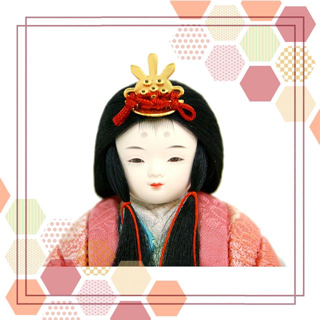 雛人形 大里彩 木目込人形 ももか 五人飾り おしゃれ 可愛い ningyoya 