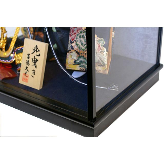 【五月人形・美品】吉徳大光作 「初陣飾り」子供大将　武者人形ガラスケース飾り 五月人形・美品】吉徳大光作 「初陣飾り」子供大将 武者人形ガラス