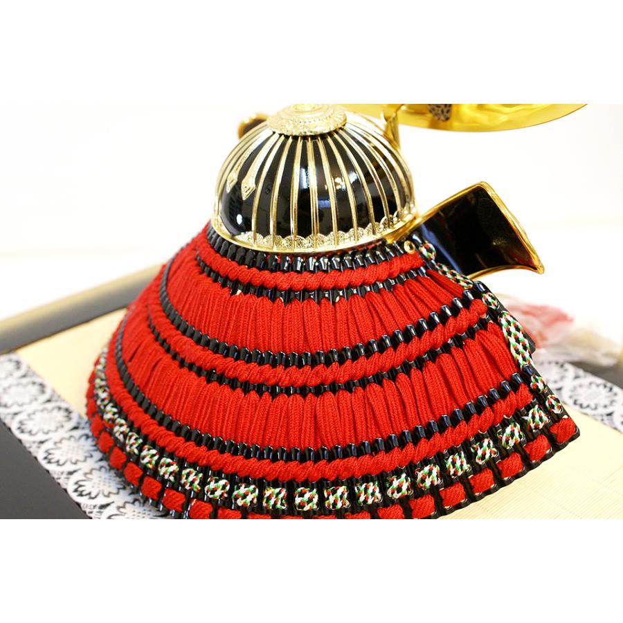 吉徳大光 五月人形 上杉謙信 正絹兜 コンパクト収納箱飾り 豪華 高級