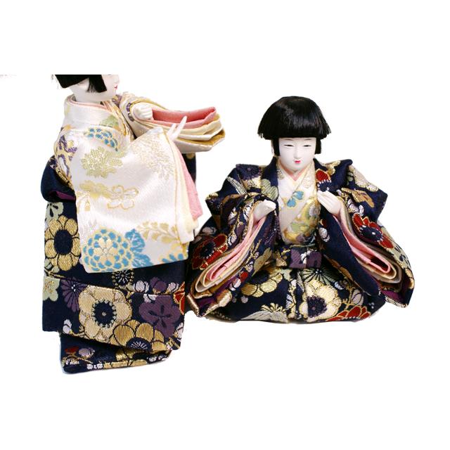 吉徳大光 雛人形 十五人揃い 御雛 七段飾り 602-024コンパクト