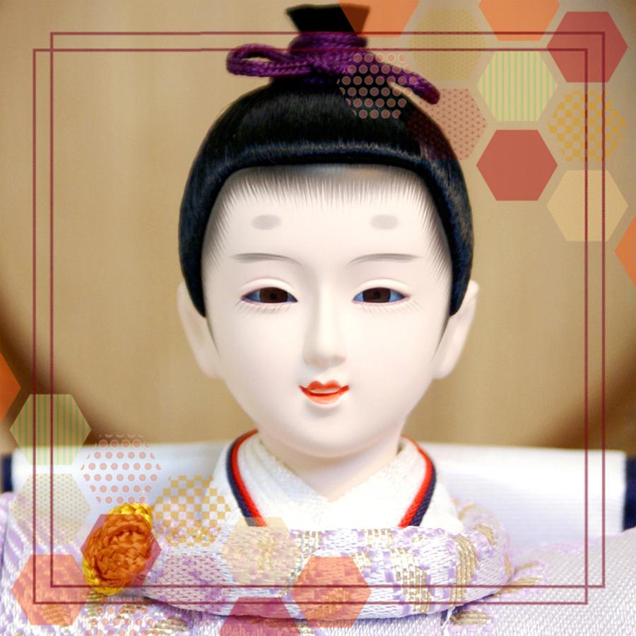 吉徳大光 雛人形 親王飾り LEDバックライト付き モダンコンパクト 605