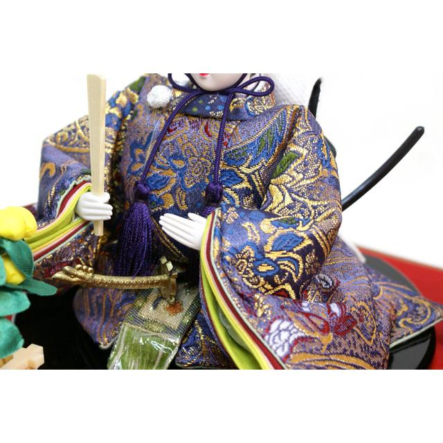 東京久月　雛人形アクリルケース入り親王飾り・間口約３８×奥行約２８×高さ約３０㎝ 久月 雛人形 アクリルケース コンパクト 親王 65944 おしゃれ ningyoya