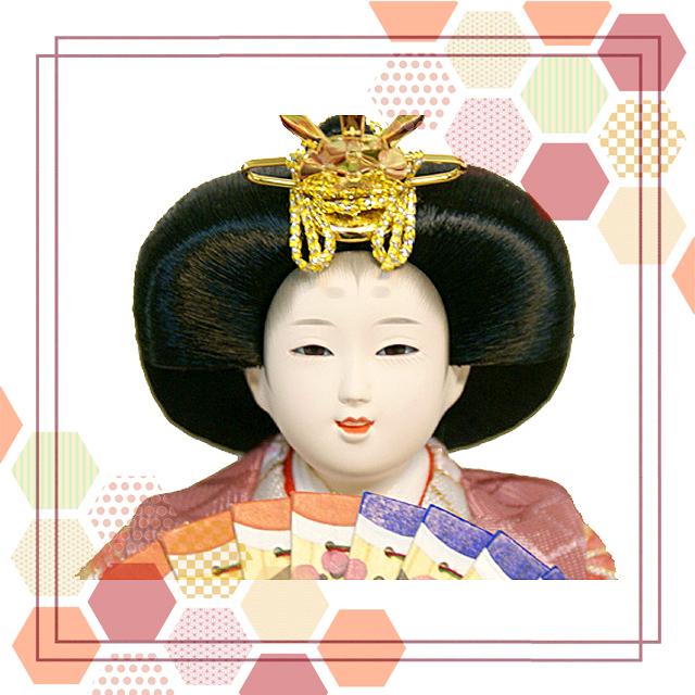 久月 雛人形 ピンク ガラスケース よろこび雛 親王 可愛い 久月 雛人形 ピンク ガラスケース よろこび雛 親王 可愛い