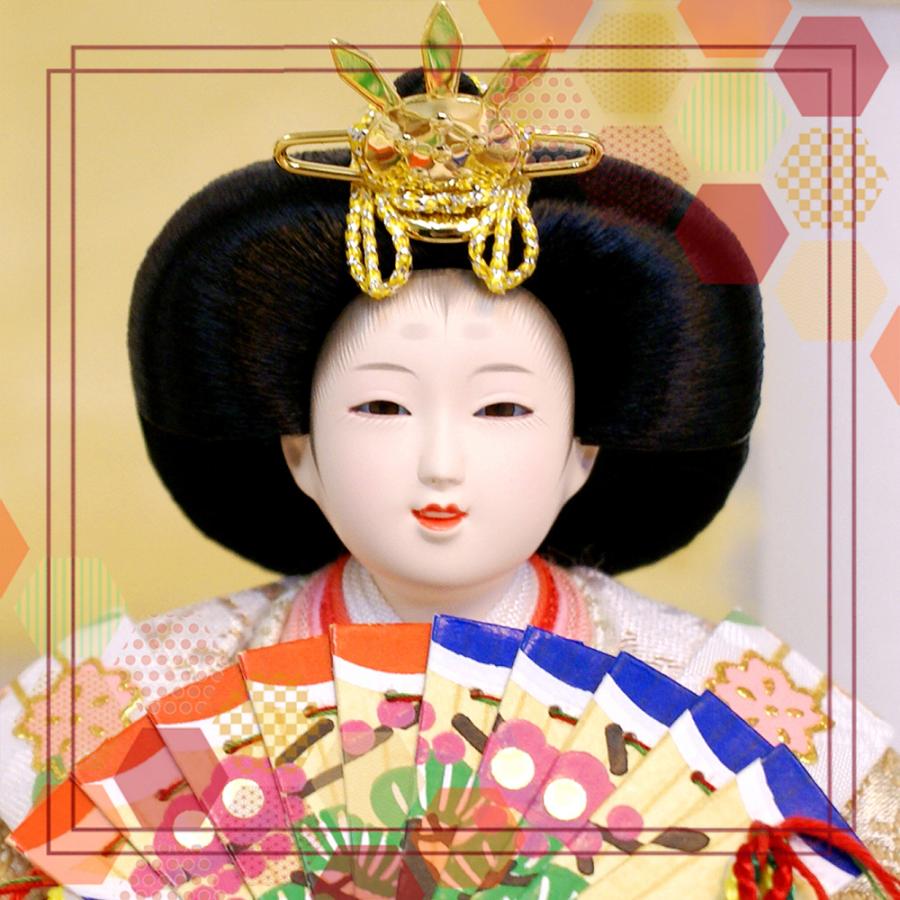 雛人形 久月 ケース飾り 人気のくすみカラー 親王 よろこび雛 ningyoya 66802 ひな人形 安い 爆買 | 久月 | 03