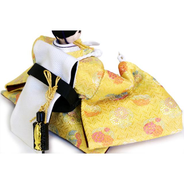 久月 雛人形 銘木シリーズ 松 親王 コンパクト収納飾り 6704 4HR-S58