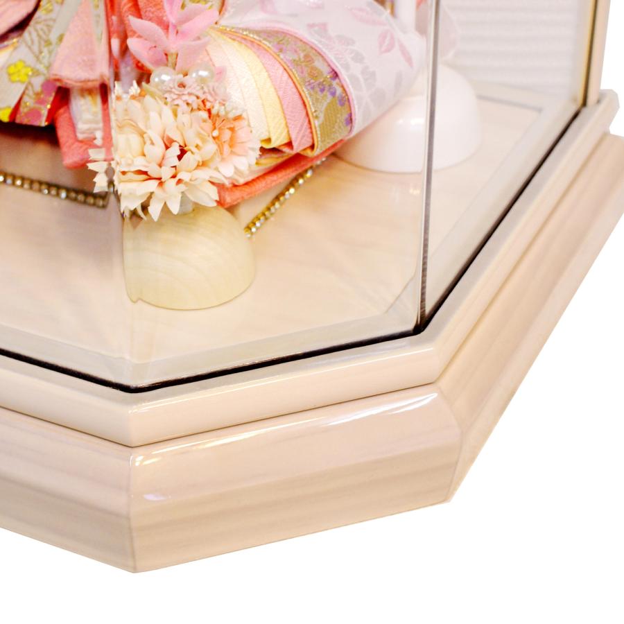 雛人形 久月 ケース飾り ピンク 親王 よろこび雛 ningyoya 67608 木製 ひな人形 安い 爆買 | 久月 | 14