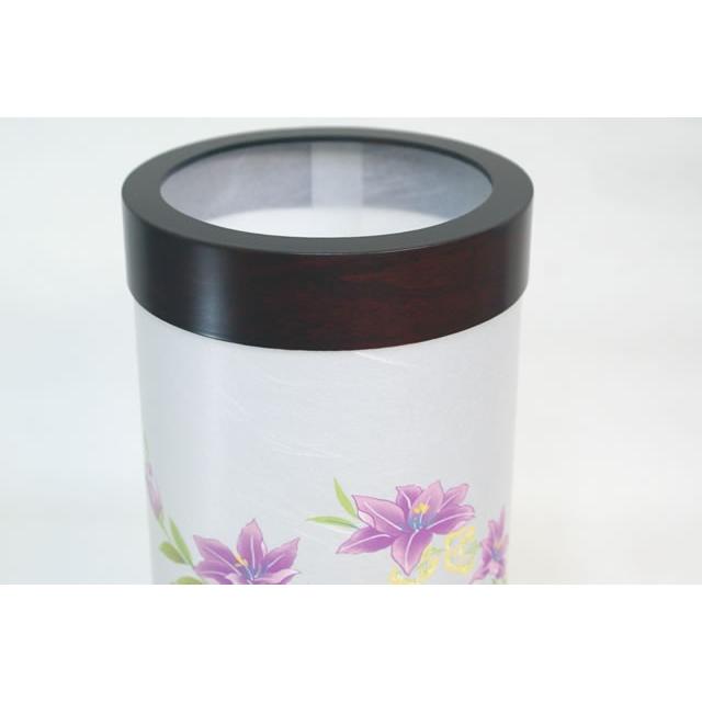 盆提灯 モダン廻転提灯 クレマチス 大 8700-83-000ご注文より3日〜4