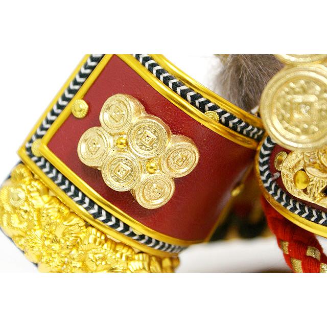 五月人形 真田幸村 六文銭 兜 コンパクト 収納飾り 人形屋 爆買 : 久月