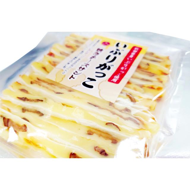 いぶりがっこ 焼きチーズサンド おつまみ 珍味 燻製 チーズ鱈 チータラ
