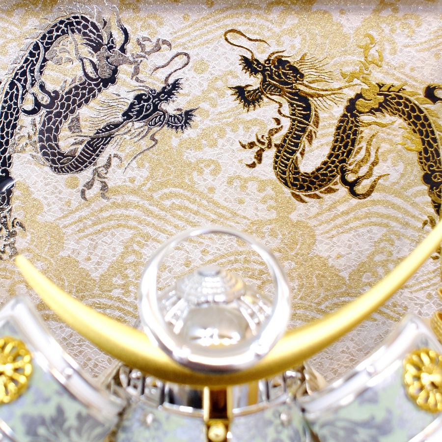 久月 五月人形 アクリルケース 兜 コンパクト 軽量 上杉謙信 おしゃれ