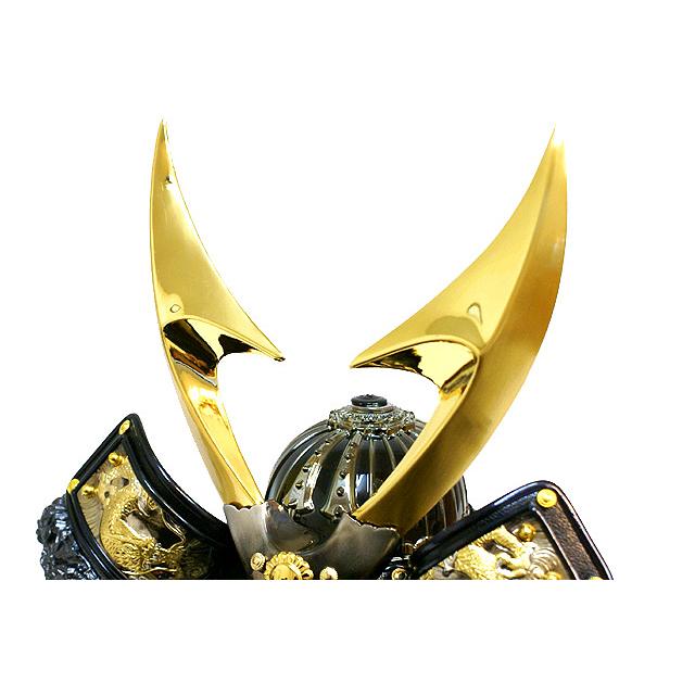 久月 五月人形 アクリル ケース飾り 家紋 兜 おしゃれ コンパクト 人形