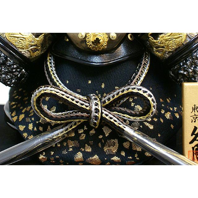 久月 五月人形 アクリル ケース飾り 家紋 兜 おしゃれ コンパクト 人形