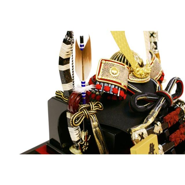 久月 五月人形 御 兜 ガラスケース飾り K51708 おしゃれ コンパクト