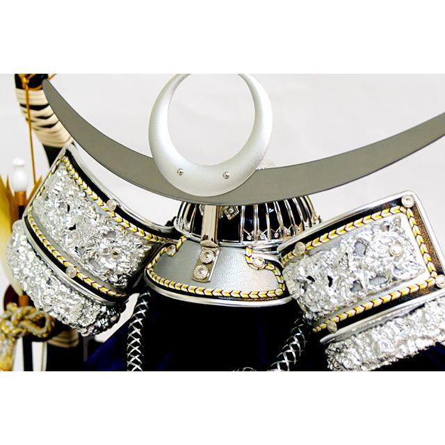 久月 五月人形 ガラスケース飾り 上杉謙信 兜 K51905 おしゃれ