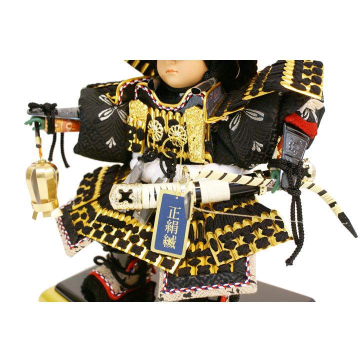 宝童作 五月人形 子供大将 上杉謙信 鎧 武者 輝翔 平安清秀 平飾り MA