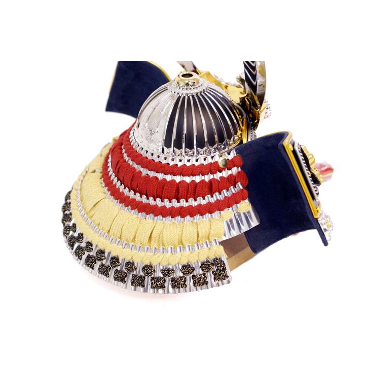 五月人形 コンパクト収納飾り シルバー兜 G1067 おしゃれ : 秋田の