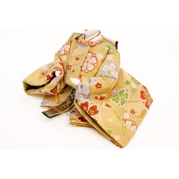 久月 雛人形 三段飾り 幅68cm コンパクト 五人 三人官女