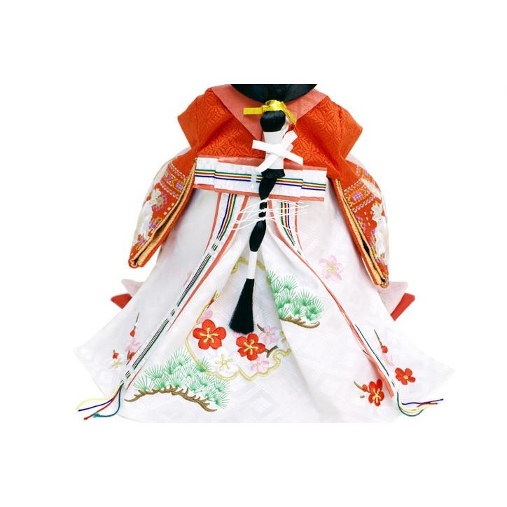 久月 雛人形 立雛 親王飾り 刺繍 高級 おしゃれ ningyoya 木製