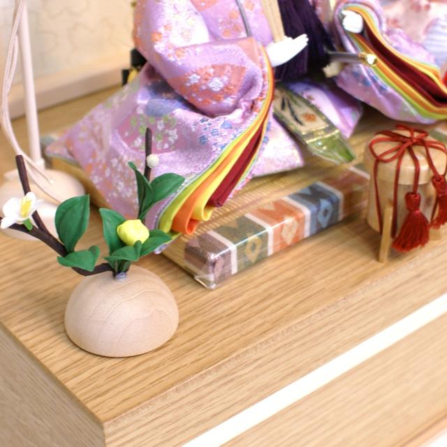 久月 雛人形 KYUGETSU MODERN series コンパクト 収納飾り モダン 親王