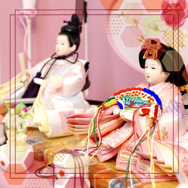 久月 よろこび雛 雛人形 雛人形,東京久月, よろこび雛,コンパクト収納飾り,ひな人形,#S-36234