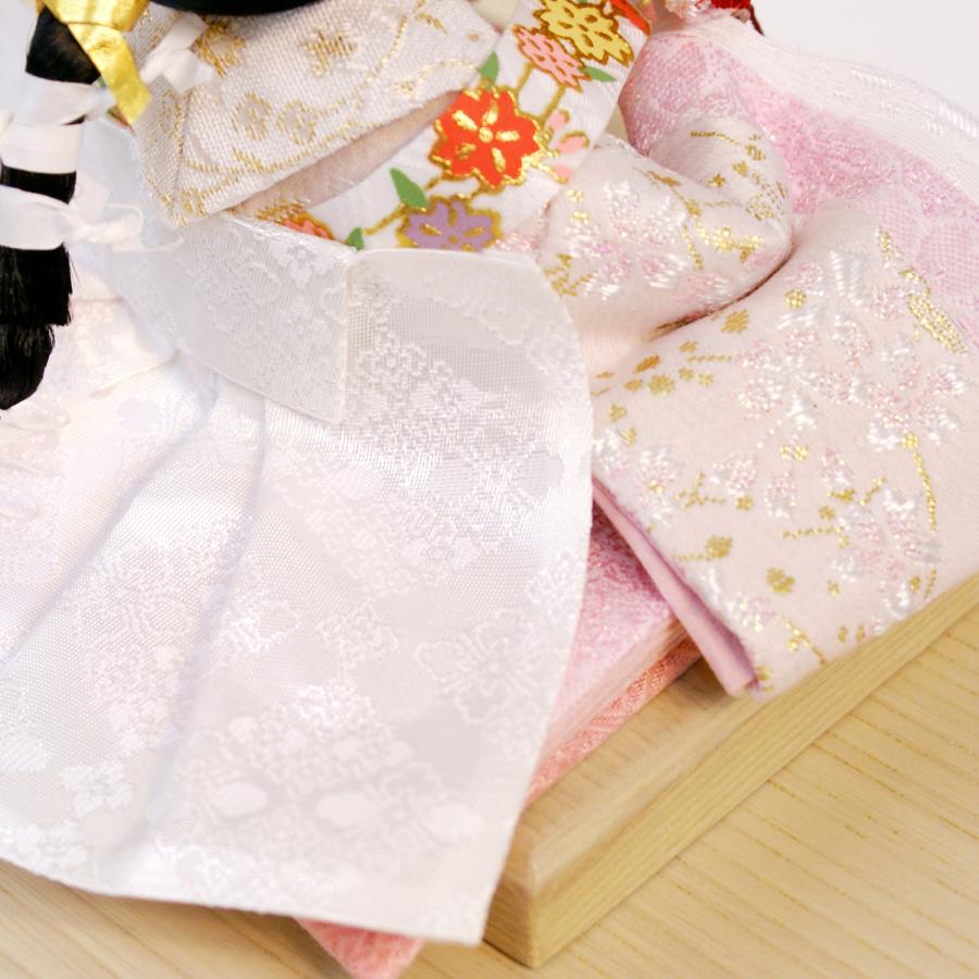 東京久月　 雛人形セット　親王飾り 久月 雛人形 コンパクト 収納飾り 親王 S-38214 桜竹 木製 ひな人形