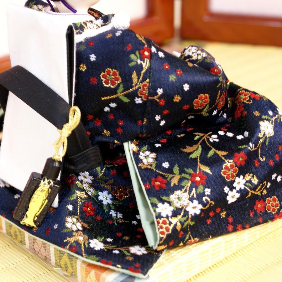 久月 雛人形 収納式三段飾り 幅50cm コンパクトサイズ 木製 S-38331