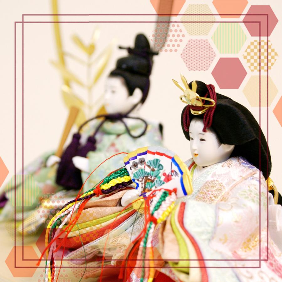 久月 雛人形 KYUGETSU NEW DESIGN series アイアン 親王飾り モダン