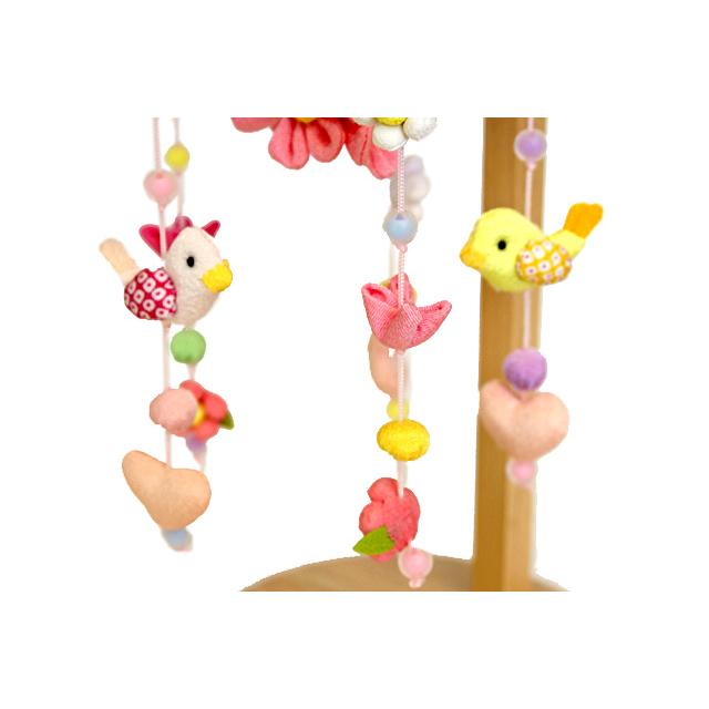 久月 つるし雛 パステルうさぎ 吊るし飾り SI03-7 コンパクト 可愛い