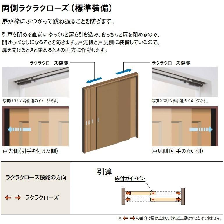 大建工業　吊戸・引違セット　0Sデザイン　内装ドア　(見切枠　固定枠)