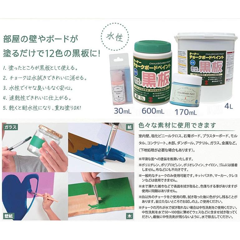 ターナー色彩 チョークボードペイント 170ml 全10色 黒板になる塗料 水性塗料 リメイク Diy Cb170 お家王国 通販 Yahoo ショッピング