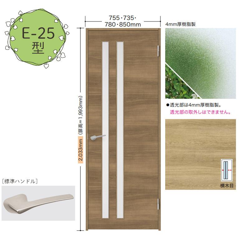 NODA（ノダ） 【NODA カナエル】旗丁番ドアセット 7尺高【E-25型】片