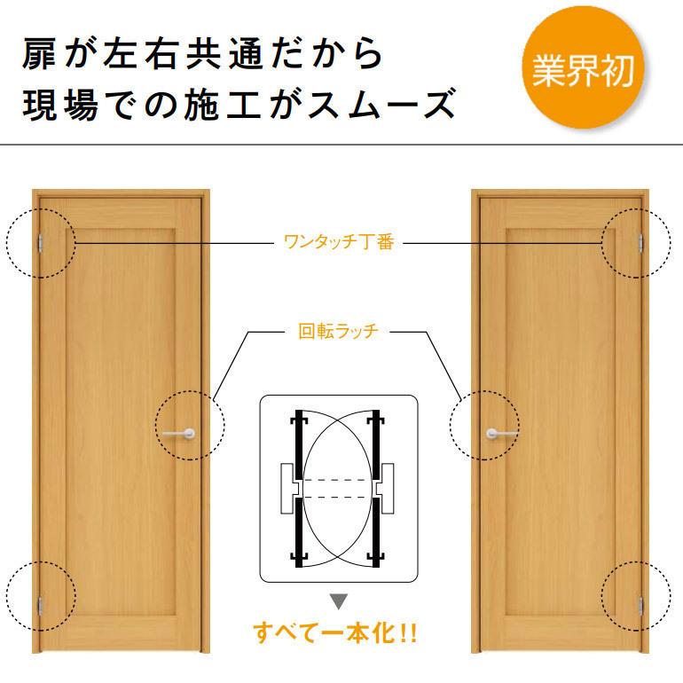 WOODONE(ウッドワン) ドレタス シングルドアセット [デザインB-RC]_2