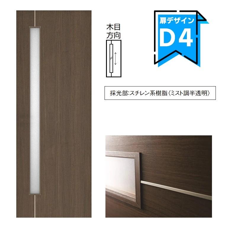 DAIKEN 【サイズ変更OK】大建工業 イエリア 片開きドアセット 【D4