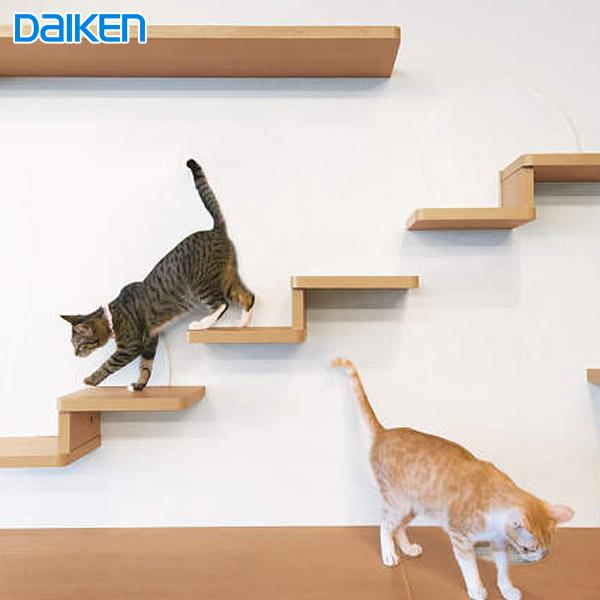  大建工業 ねこステップ 棚板(背板パネルなし) 後付け 猫が安心して遊べる 運動不足解消 階段 タワー 壁面造作部材 猫用品 ペット用品