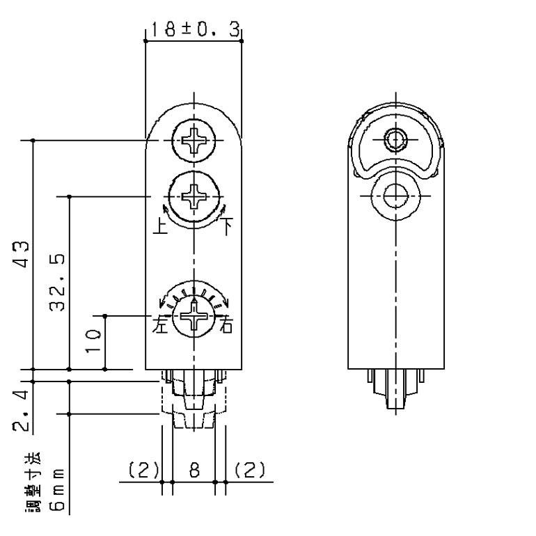 【新品番・在庫あり】パナソニック 調整機能付きY戸車 バラ売り1個 全4色 品番：MJB908NK1/MJB908W1/MJB908N1/MJB908B1 引き戸 部材｜ouchioukoku｜07