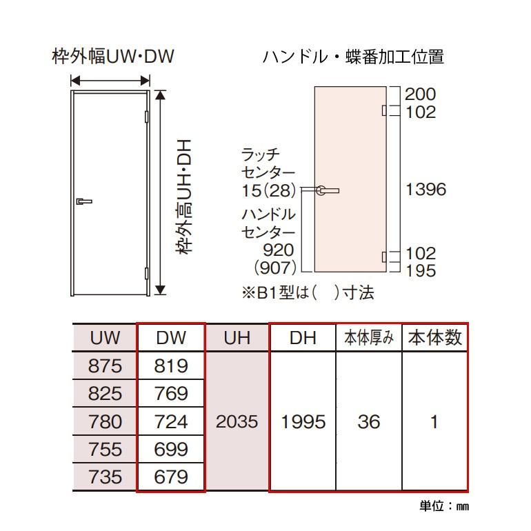 パナソニック ベリティスクラフトレーベル 塗れるドア 片開きドア本体 デザインLE型/LF型/LG型 [枠無し・ハンドル無し・蝶番無し]｜ouchioukoku｜09