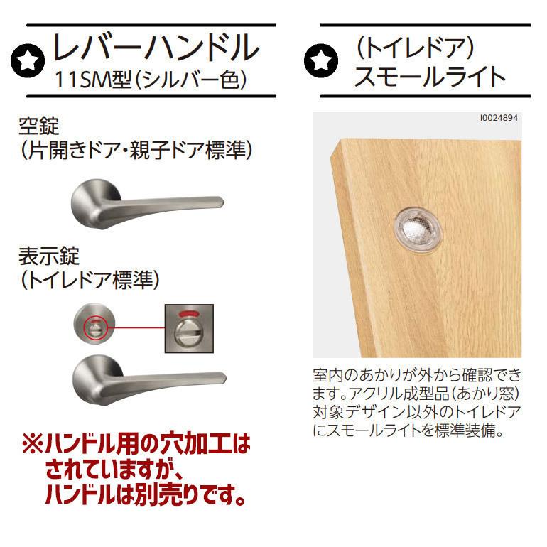 EIDAI 永大産業 片開きドア本体のみ [デザイン6N] 枠なし
