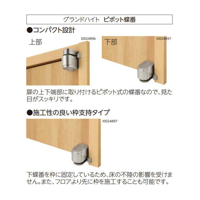 永大産業 片開きドア本体のみ [デザインMS] 枠なし・ハンドルなし・蝶番なし 内装ドア 開き戸_3