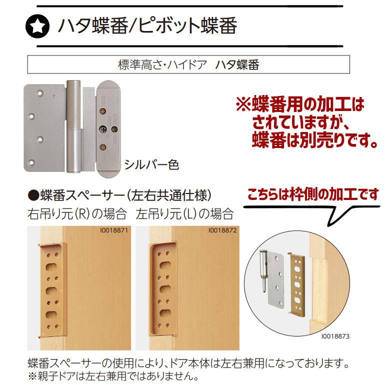 永大産業　片開きドア本体のみ　[デザインTD]　枠なし・ハンドルなし・蝶番なし　内装ドア　開き戸