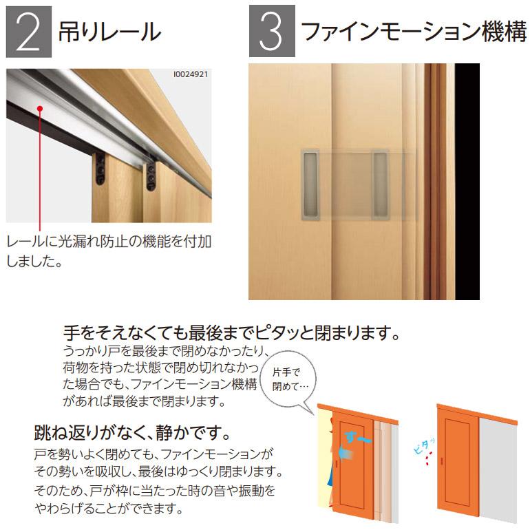 EIDAI（永大） 永大産業 スキスムS 片引き吊り戸セット [デザインYS 