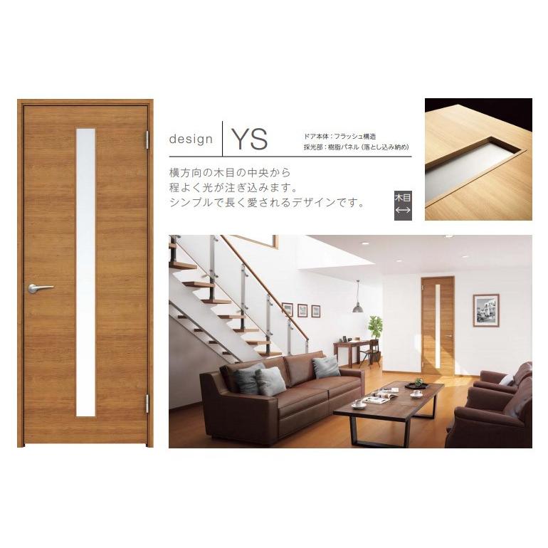 EIDAI（永大） 永大産業 片開きドアセット [デザインYS・固定枠/額縁