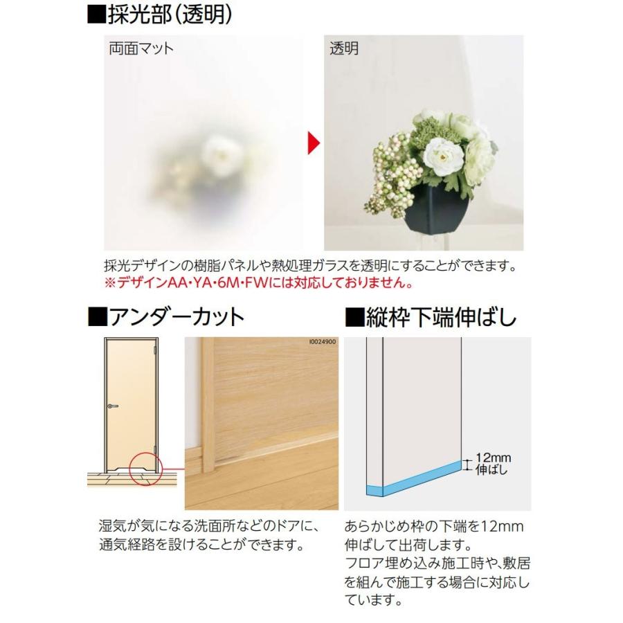 EIDAI 永大産業 親子ドアセット [デザインYD・固定枠/額縁調整枠