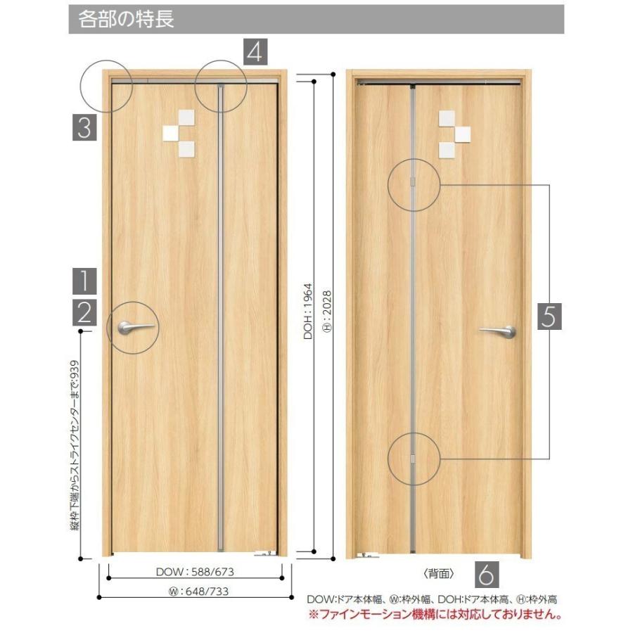 EIDAI（永大） 永大産業 スライドインドアセット [デザイン6N・固定枠