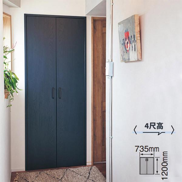 パナソニック ベリティスクラフトレーベル 収納用建具 開き扉 PA型(フラットタイプ) 4尺・0.5間 固定枠