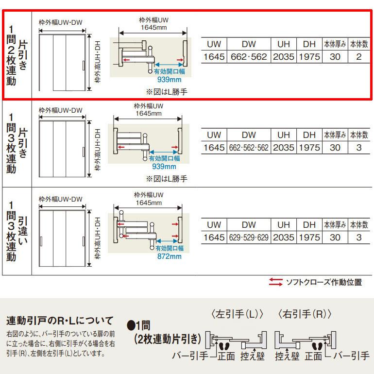 Panasonic パナソニック ベリティス 上吊り2枚連動片引き戸 【公式通販】