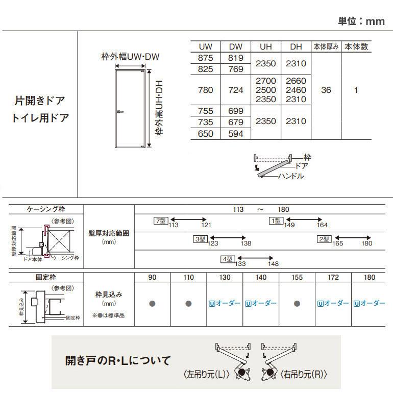 Panasonic クローゼット本体･枠セット Panasonic（パナソニック） ベリティス プラスレーベル 片開きドア