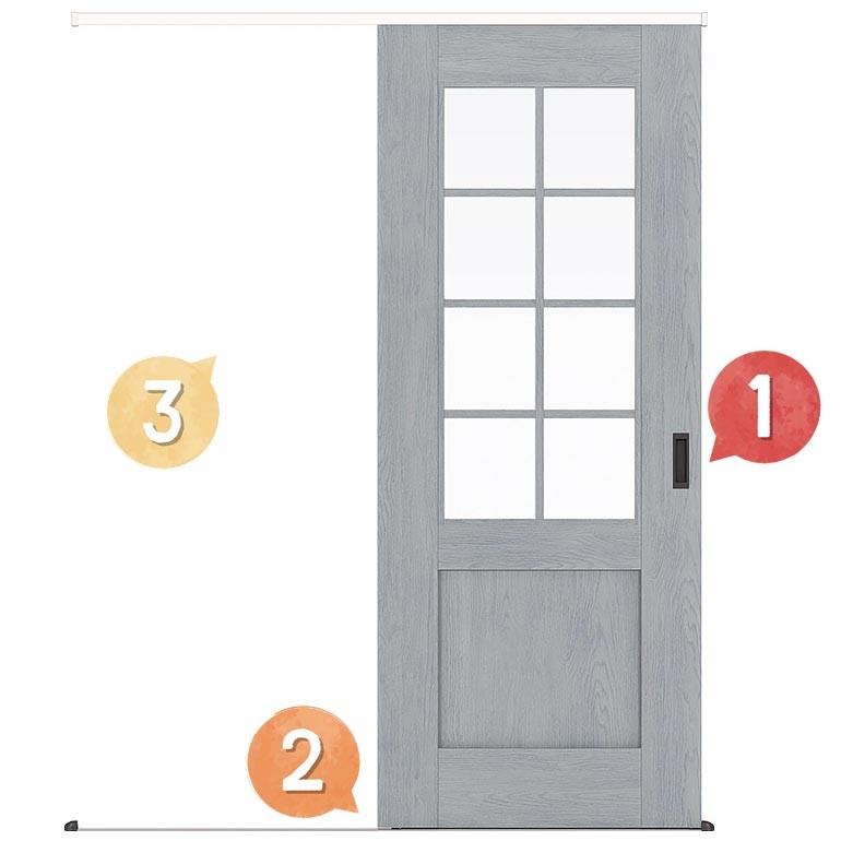 Panasonic（パナソニック） ベリティス クラフトレーベル 上吊り引戸